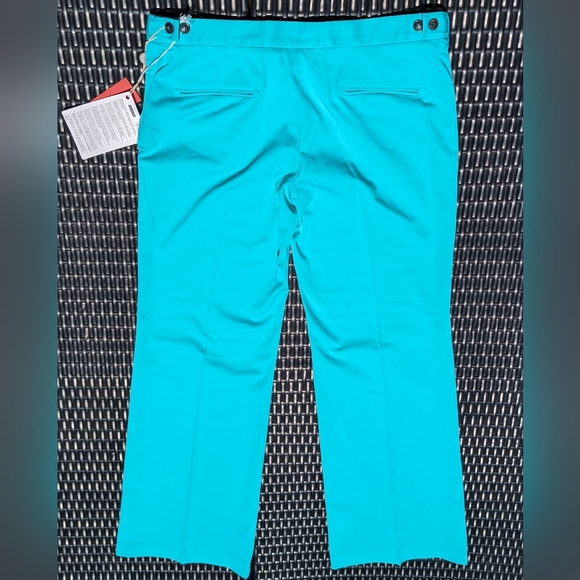 NWT Size 48 Large Teal Italian Boule De Neige Pants - Picture 2 of 11
